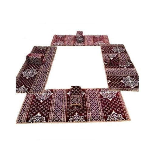 سجادة سفر تركية مكونة من 8 قطع (200×70 سم)، مبطنة وقابلة للطي لـ 8 أشخاص