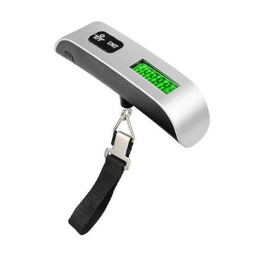 ميزان أمتعة رقمي معلق - Ulticnovo محمول باليد للسفر مع شاشة LCD 50 كجم 110 رطل متعدد الألوان